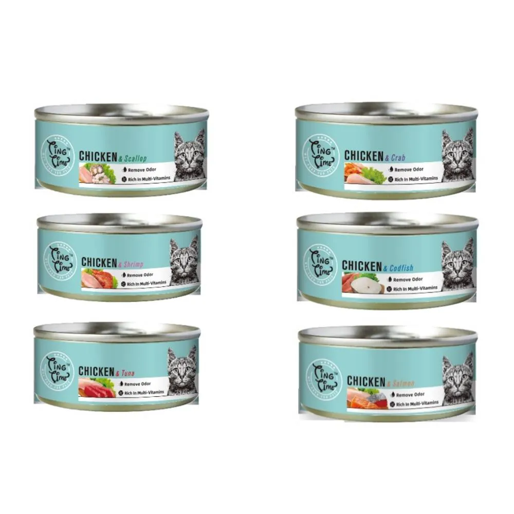 Ting Time Cat Random Mix 95g x 24 cans