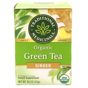 Traditional Medicinals Organic Green Ginger Tea 16ct