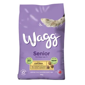 Wagg Complete Senior Dog Food with Chicken 15kg