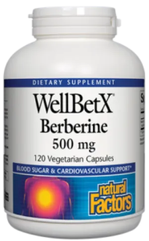 WELLBETX BERBERINE 500 MG, VCAPS