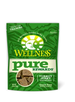 Wellness Pure Rewards Grain-Free Turkey Jerky Dog Treat 170g